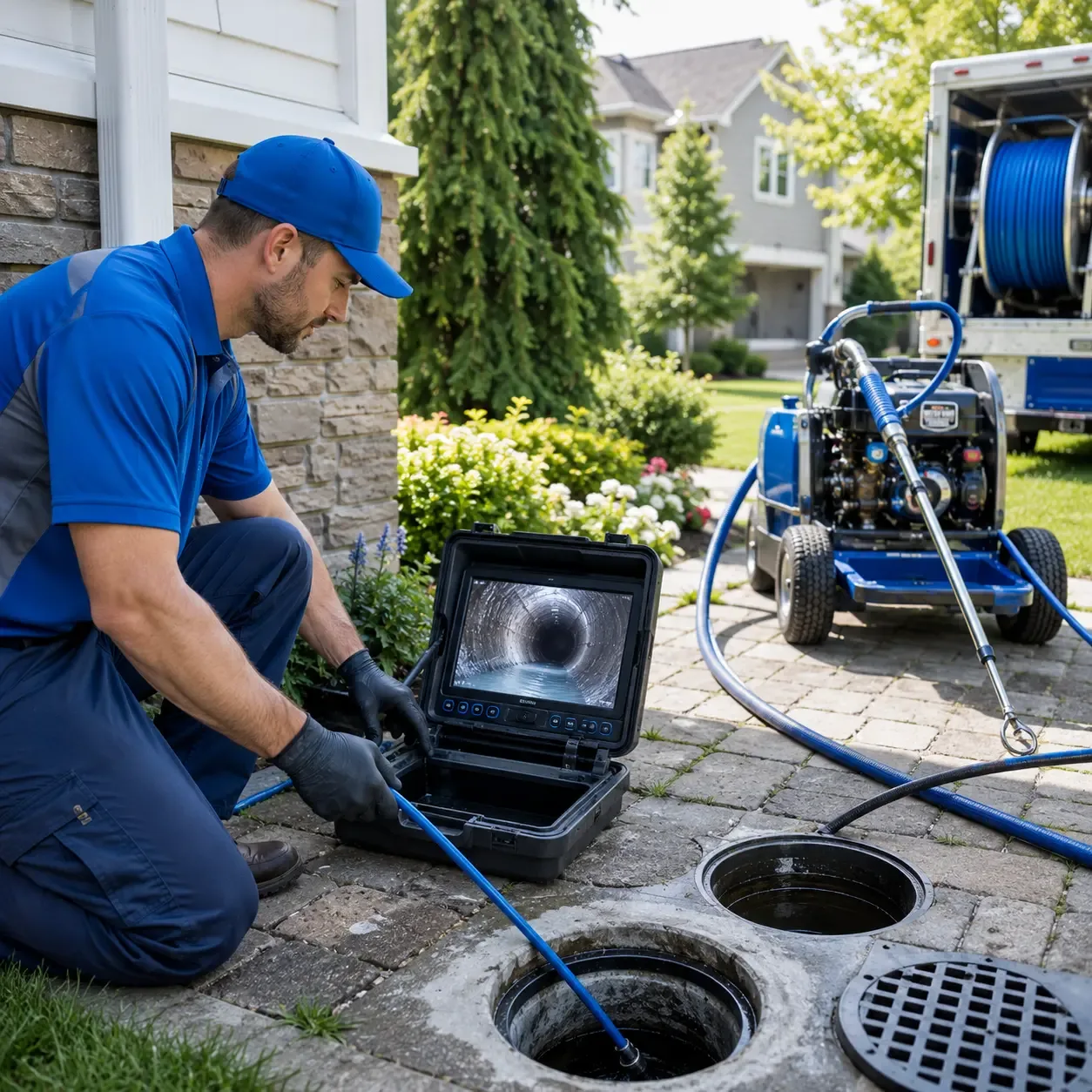 Outdoor drain cleaning professionals serving Harrington Park, NJ